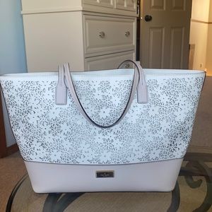 KATE SPADE~ Margaret Tote with flower cut outs